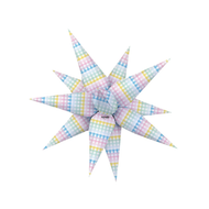 00020 Gingham Waffle Starburst