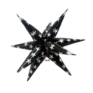 00013 Charmed: Black Sparkle Starburst