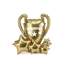 Load image into Gallery viewer, FB470 Standing Trophy with Stars
