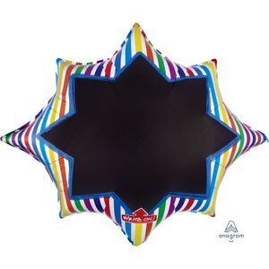32524 Multi-Stripe Burst Black Board