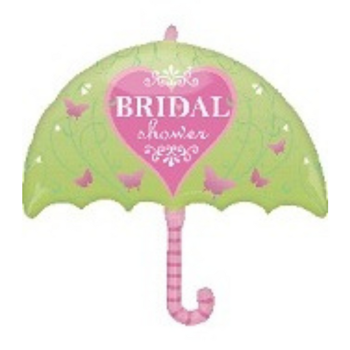 24553 Pink Butterfly Bridal Shower Umbrella
