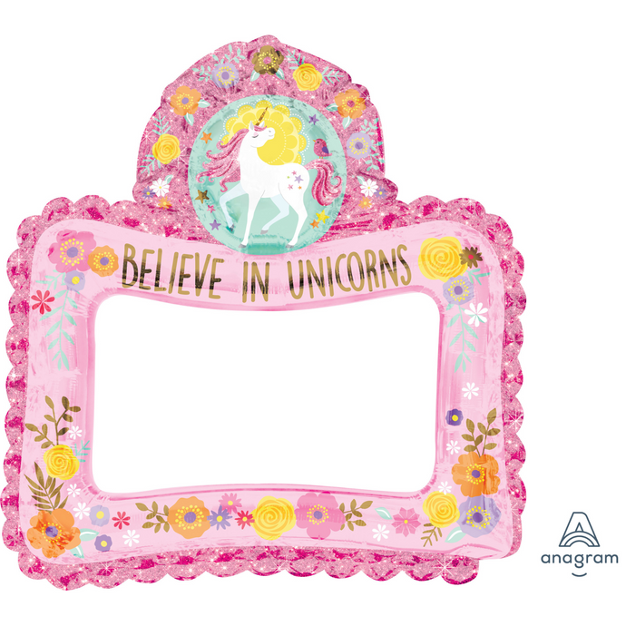 110477 Selfie Frame Magical Unicorn
