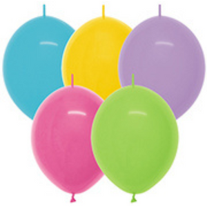 54000 Deluxe Assortment 12" Link-O-Loon Balloons (50ct)