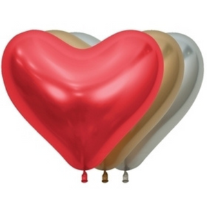 55357 Reflex Assortment 14" Heart (50ct)