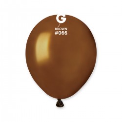 056617 Gemar Metallic Brown 5" Round (100ct)