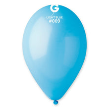 Load image into Gallery viewer, 110906 Gemar Light Blue 11-12" Round (50ct)
