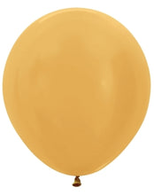 Load image into Gallery viewer, 55082 Metallic Gold 18&quot; Round (25ct)
