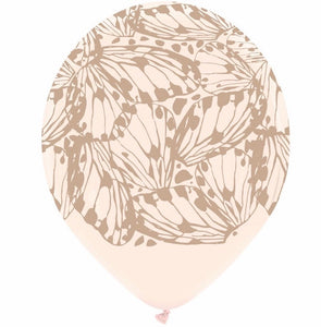 BCT Pink Blush Butterfly 13" Round (50ct)