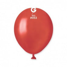 Load image into Gallery viewer, 055313 Gemar Metallic Red 5&quot; Round (100ct)

