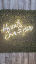 Load and play video in Gallery viewer, Happily Ever After Neon Sign Rental
