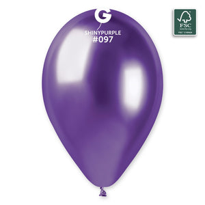 129755 Gemar Shiny Purple 13" Round (25ct)