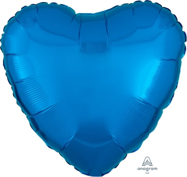 10592 Metallic Blue Heart