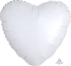 10595 Metallic White Heart