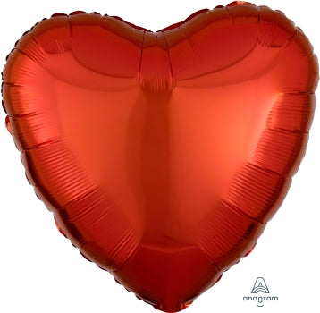 11563 Metallic Orange Heart