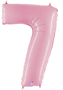 15847MP Megaloons® Number "7" Pastel Pink
