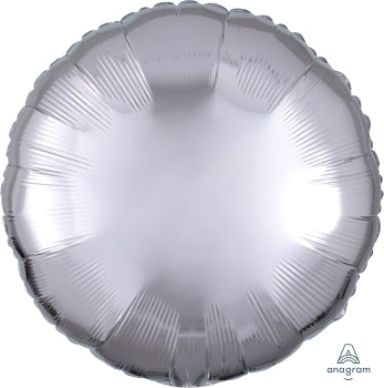 20576 Metallic Silver Round