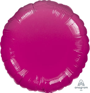 21566 Metallic Fuchsia Round