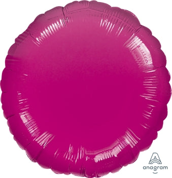 21566 Metallic Fuchsia Round