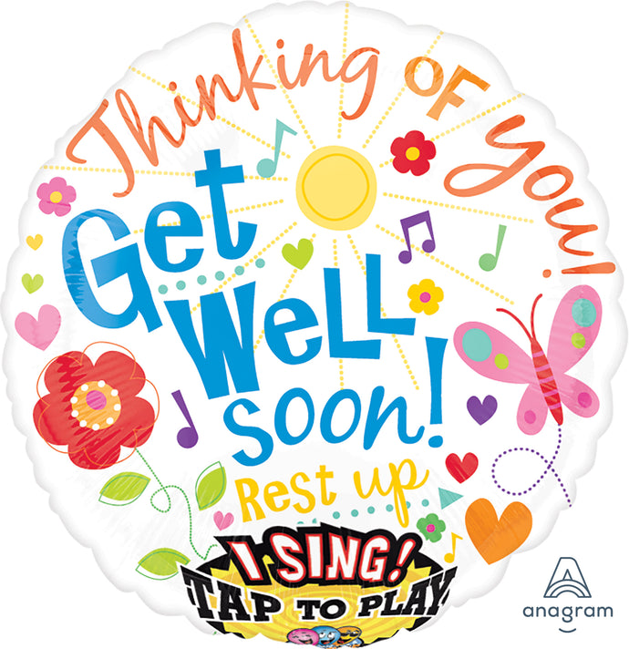 22072 Sing-A-Tune Lean On Me Get Well