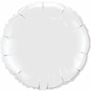 4" Round- White