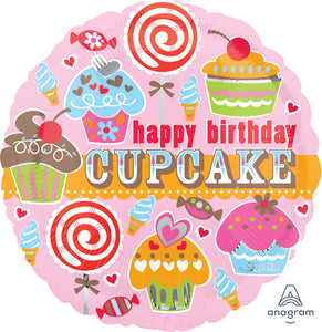 24490 Happy Birthday Sweet Cupcakes
