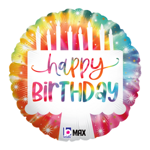 26120 Tie-Dye Cake Birthday