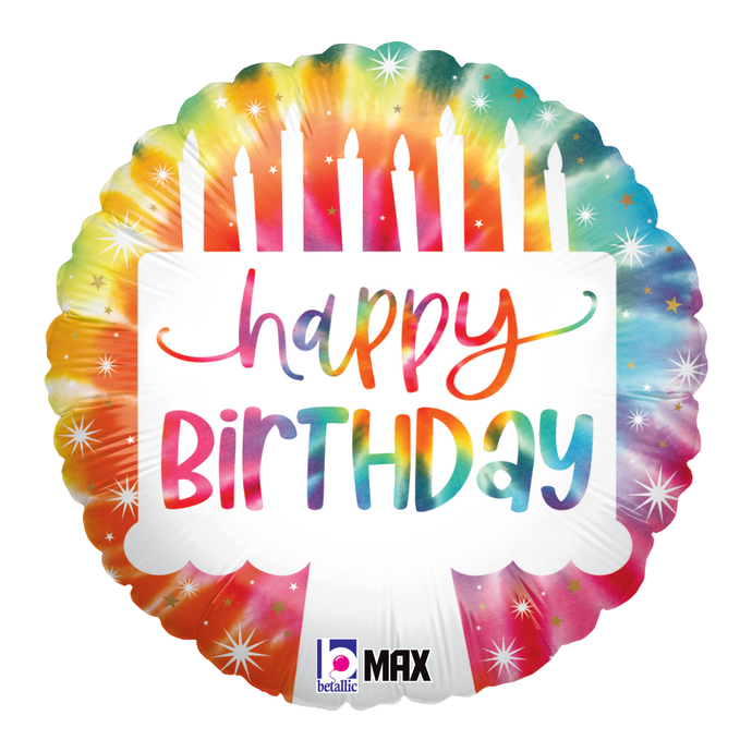 26120 Tie-Dye Cake Birthday