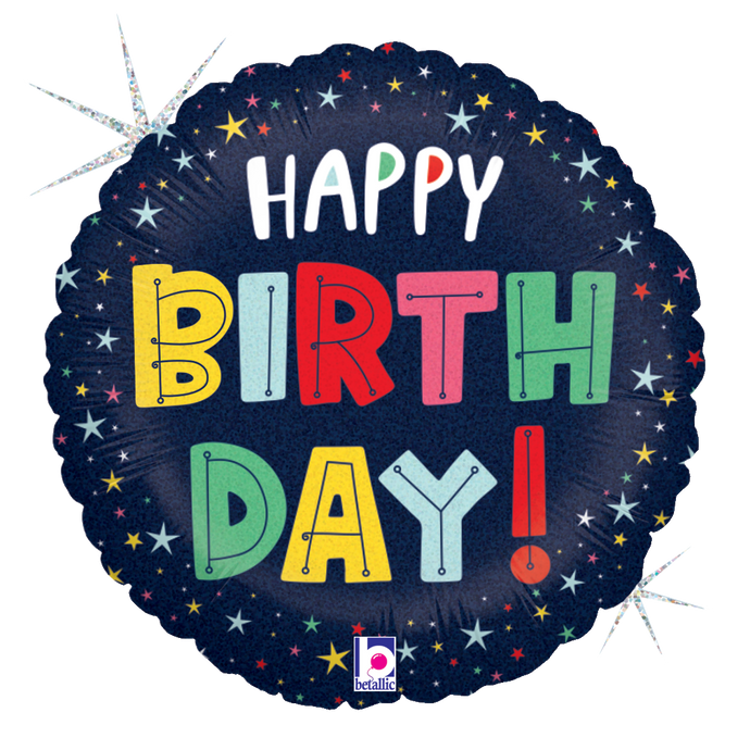 26123 Birthday Colorful Stars