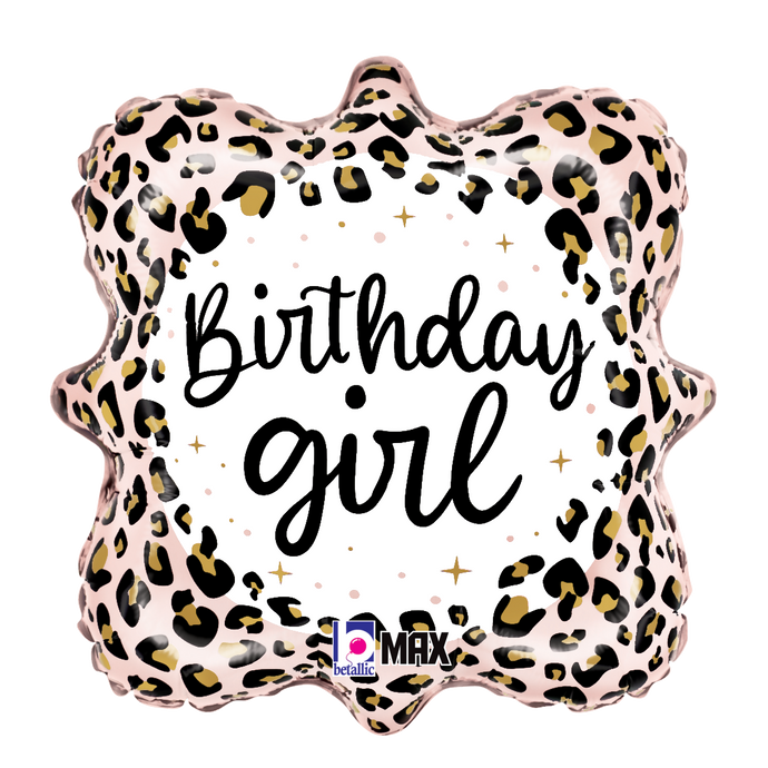 26284 Satin Leopard Birthday Girl