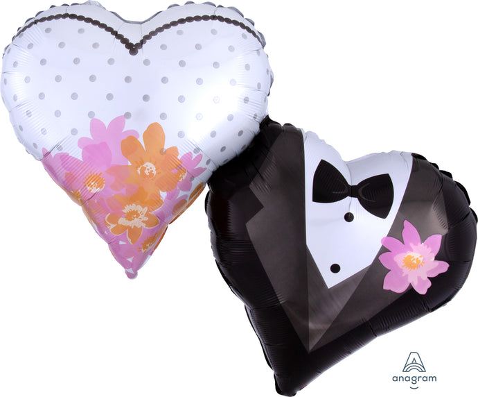 30842 Wedding Couple Hearts