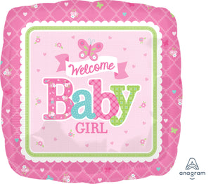 30888 Welcome Baby Girl Butterfly