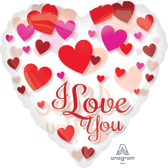 31841 I Love You Simple Hearts