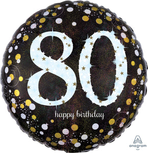 33742 Sparkling Birthday 80