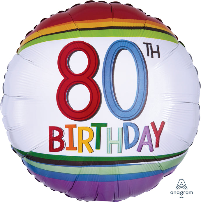 34439 Rainbow Birthday 80