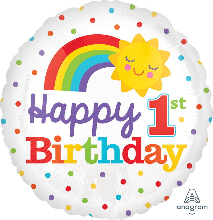 34528 1st Birthday Rainbow
