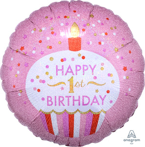 34529 1st Birthday Cupcake Girl