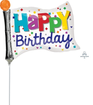34585 Happy Birthday Flag