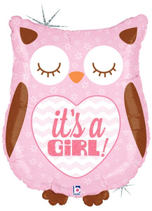 35156 It's A Girl Baby Owl