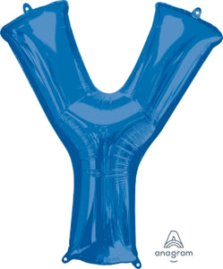 35449 Letter "Y" Blue
