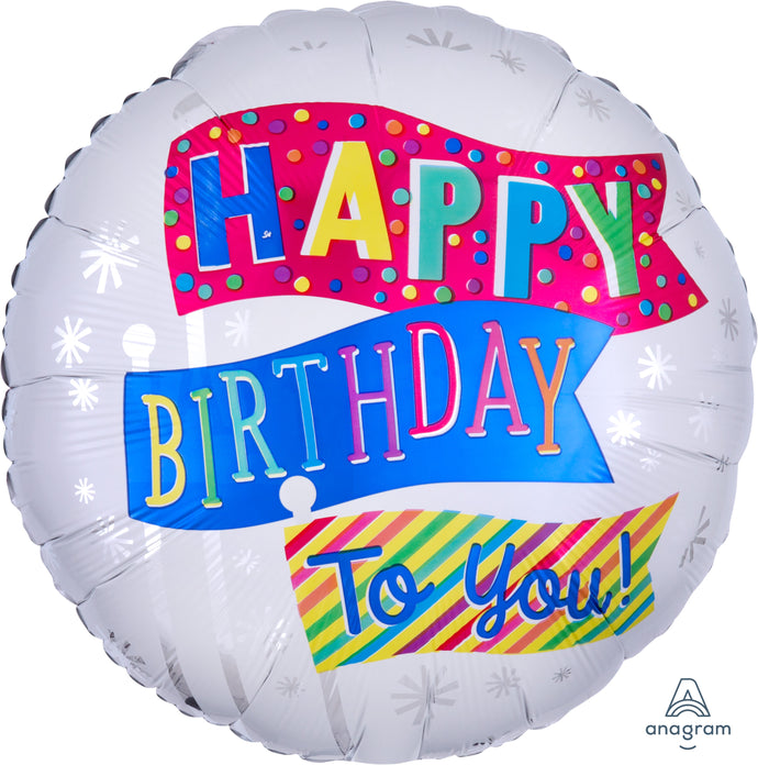 35655 Happy Birthday Fun Flags