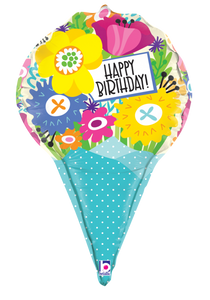 35674 Dimensional Birthday Bouquet