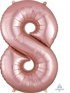 36219 SuperShape™ Number "8" Rose Gold