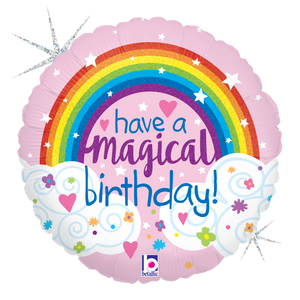 36698 Glitter Magical Rainbow Birthday