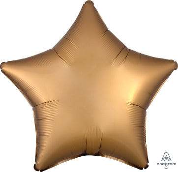 36804 Satin Luxe Gold Sateen Star