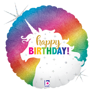 36882 Glitter Unicorn Birthday