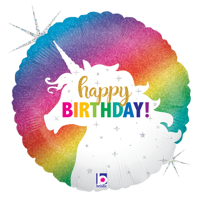 36882 Glitter Unicorn Birthday