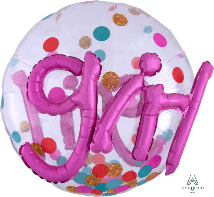 37993 It's A Girl Confetti Dots