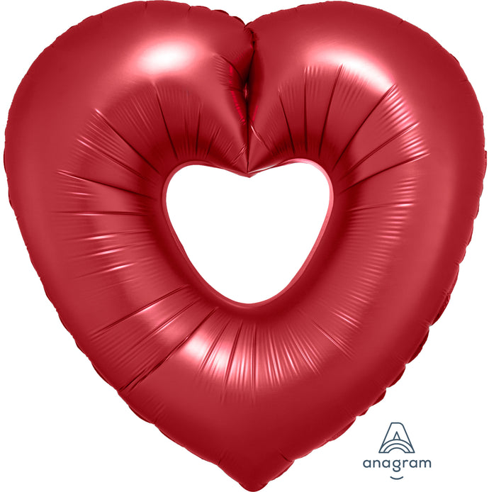 38717 Red Open Heart