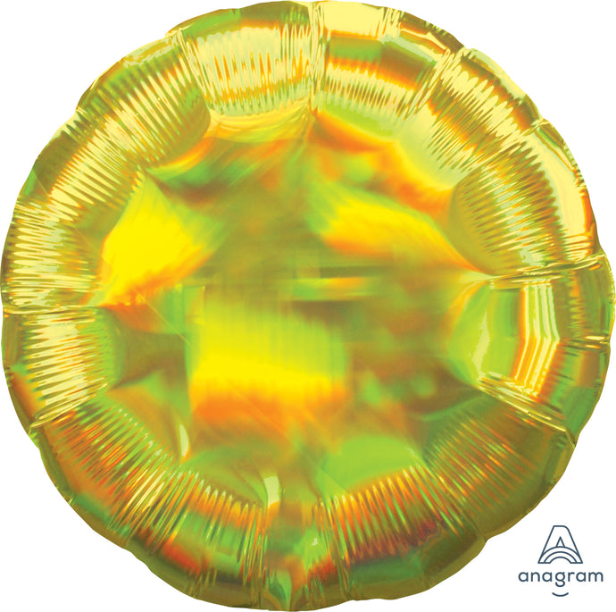 39254 Iridescent Yellow Circle