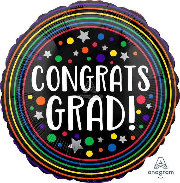 39370 Congrats Grad Colorful Circles